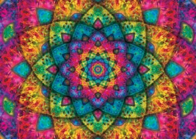 Psychedelic Mandala psychedelic art